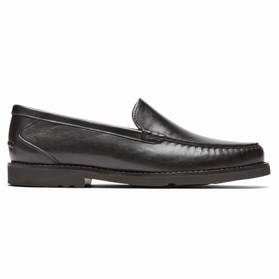 Sapatos Casual Rockport Modern Prep Venetian Homem Pretas PT-92307